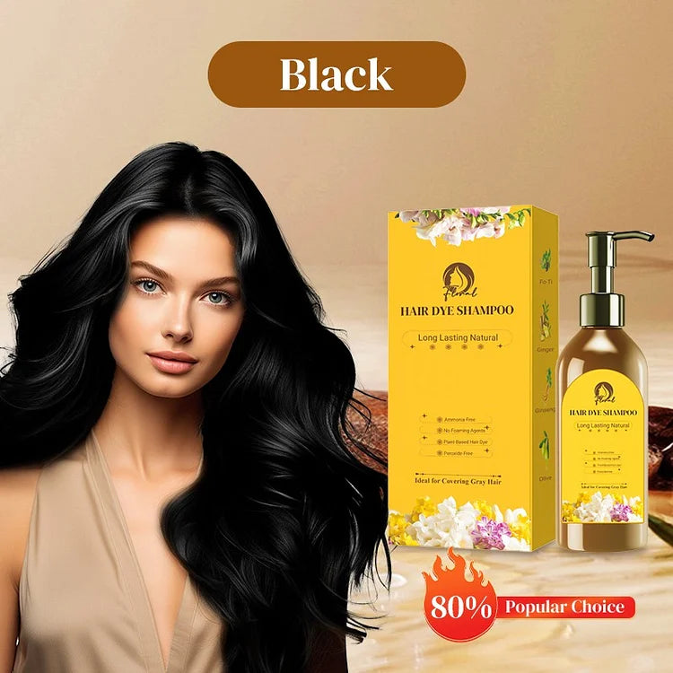 Long Lasting Natural Hair Dye Shampoo (Pack of 4)