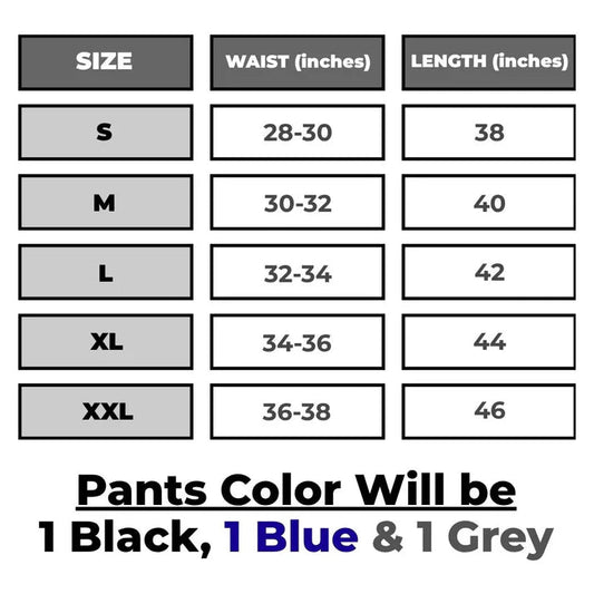 Pack of 3 Offer 😍 Premium Lycra Men's Track Pants | Black, Blue & Grey